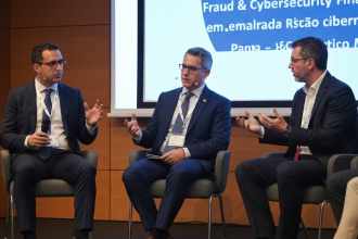 Participantes do debate sobre riscos cibernéticos promovido pela DINAMO Networks
