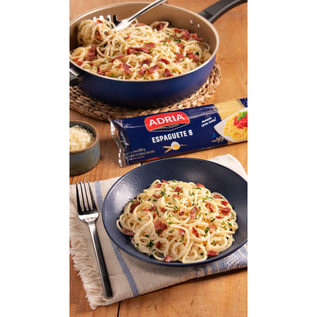 Adria é Top of Mind em macarrão pelo 6º ano, segundo Datafolha