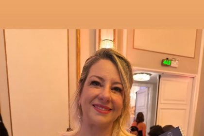 Adriane Bramante homenageada no IBIORG Awards, no Copacabana Palace