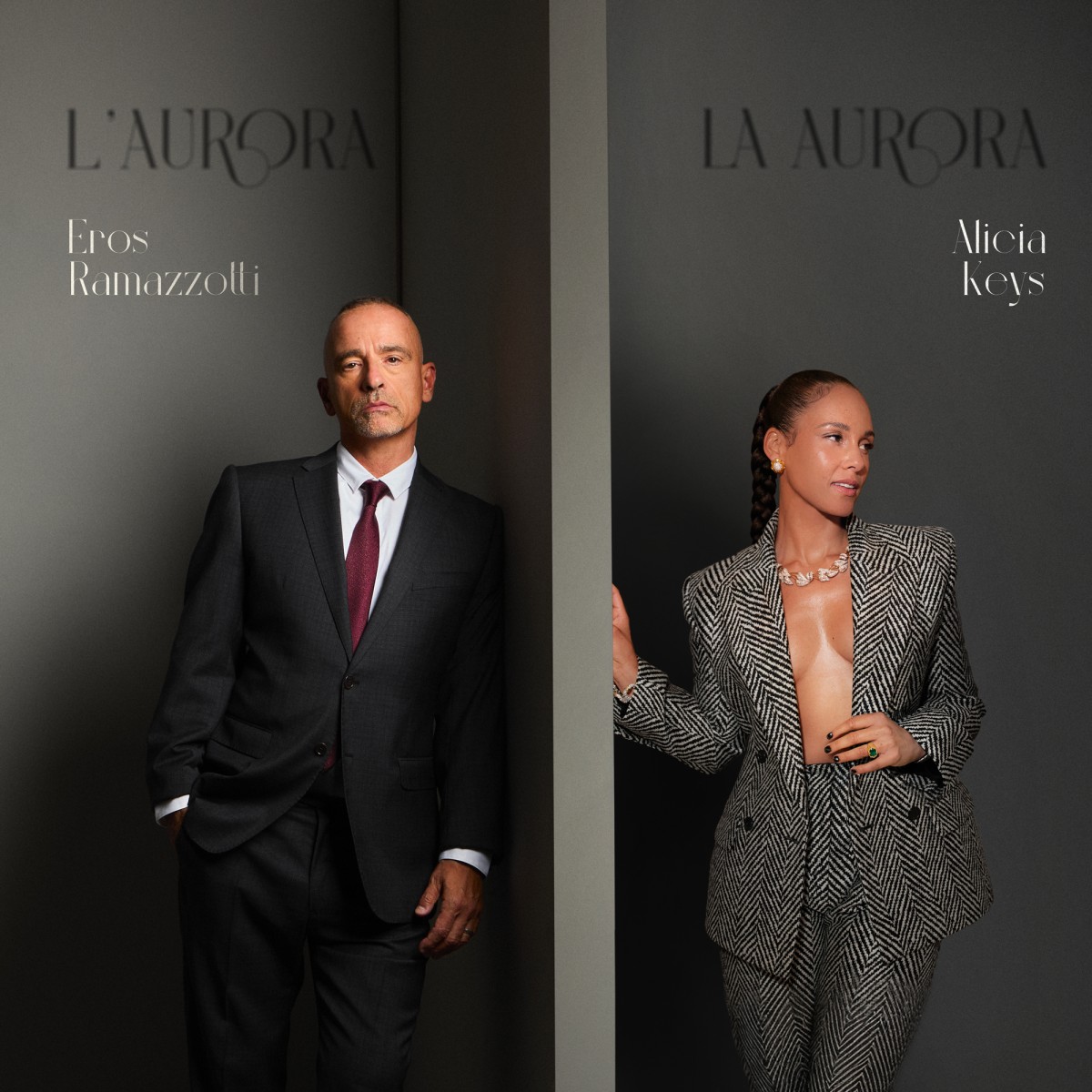 Eros Ramazzotti e Alicia Keys juntos em 'L'Aurora'