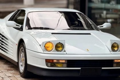 Ferrari Testarossa de 1988 vai a leilão no Brasil; lance inicial de R$ 1,3 milhão
