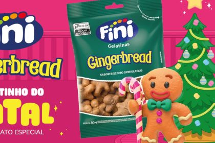 Fini lança bala de gelatina Gingerbread inédita para o Natal