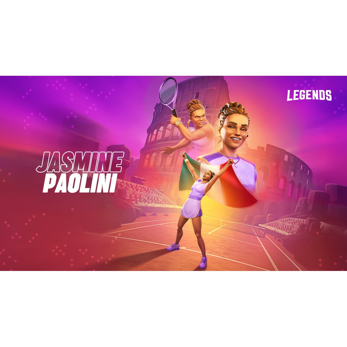 Jasmine Paolini chega ao Tennis Clash com agilidade extra