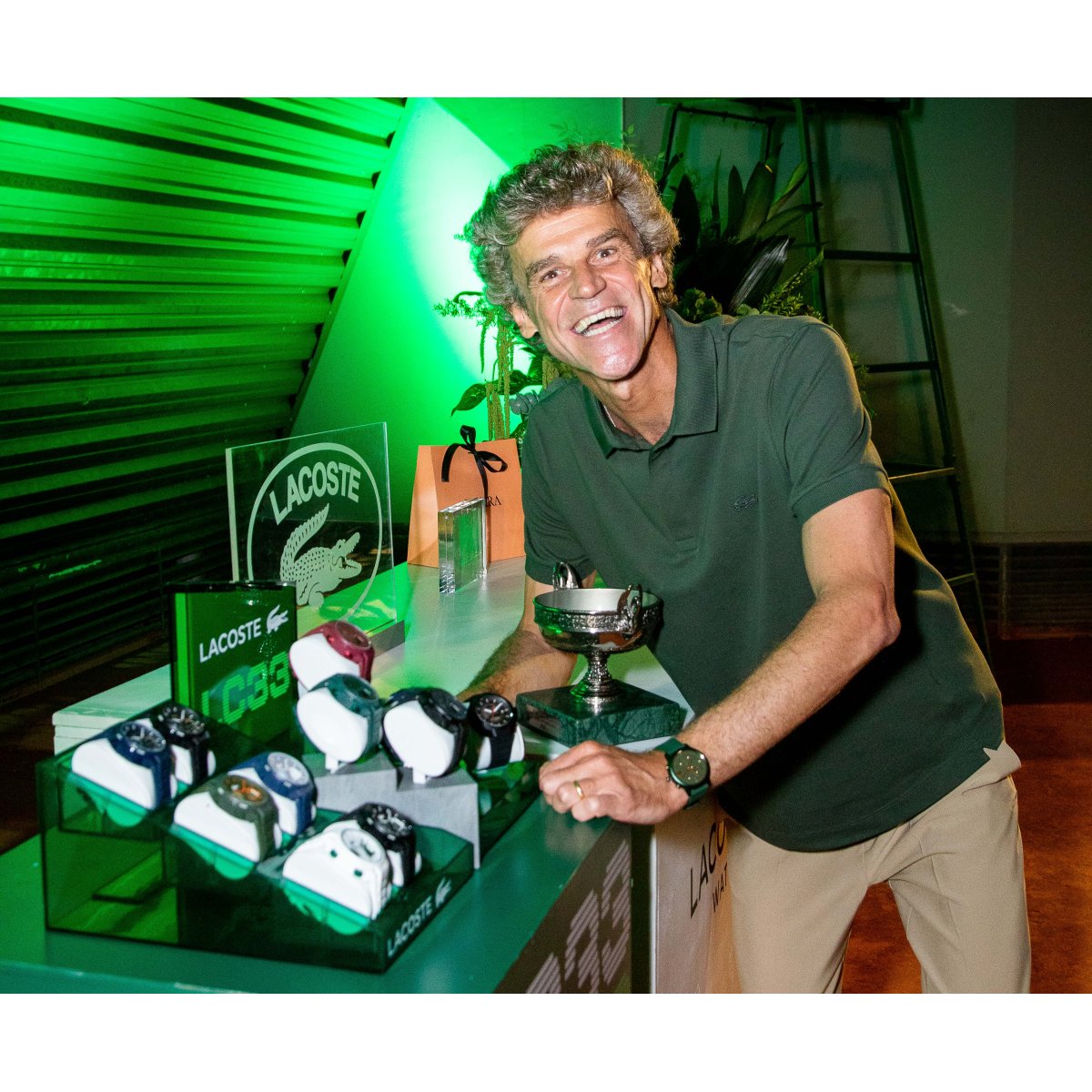 Lacoste Watches celebra legado esportivo com Guga Kuerten