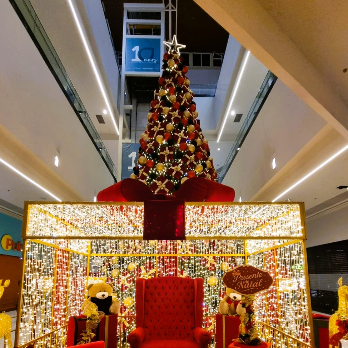 Natal cultural e gratuito nos shoppings da General Shopping