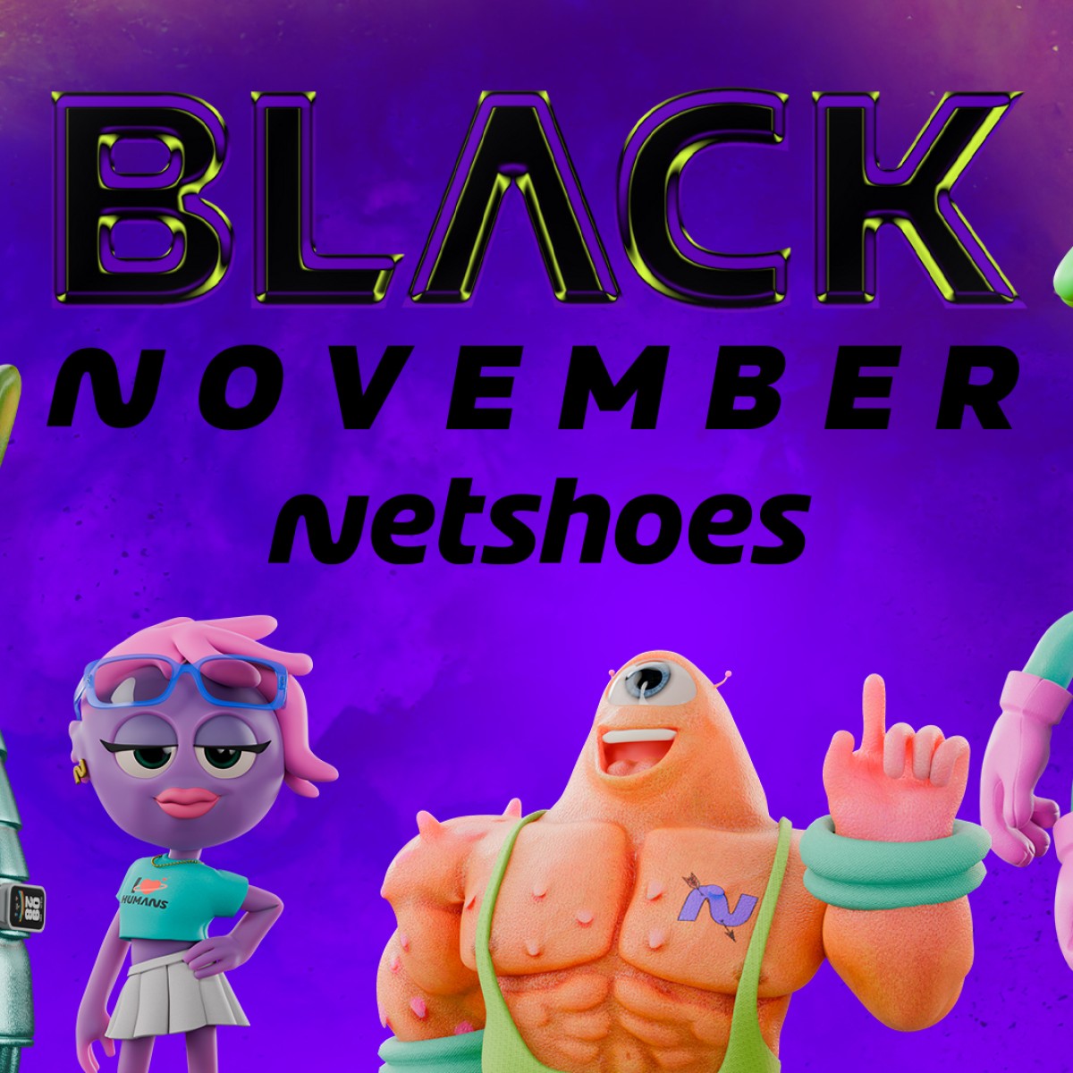 Netshoes faz Black Friday com descontos de até 80% e ação futurista