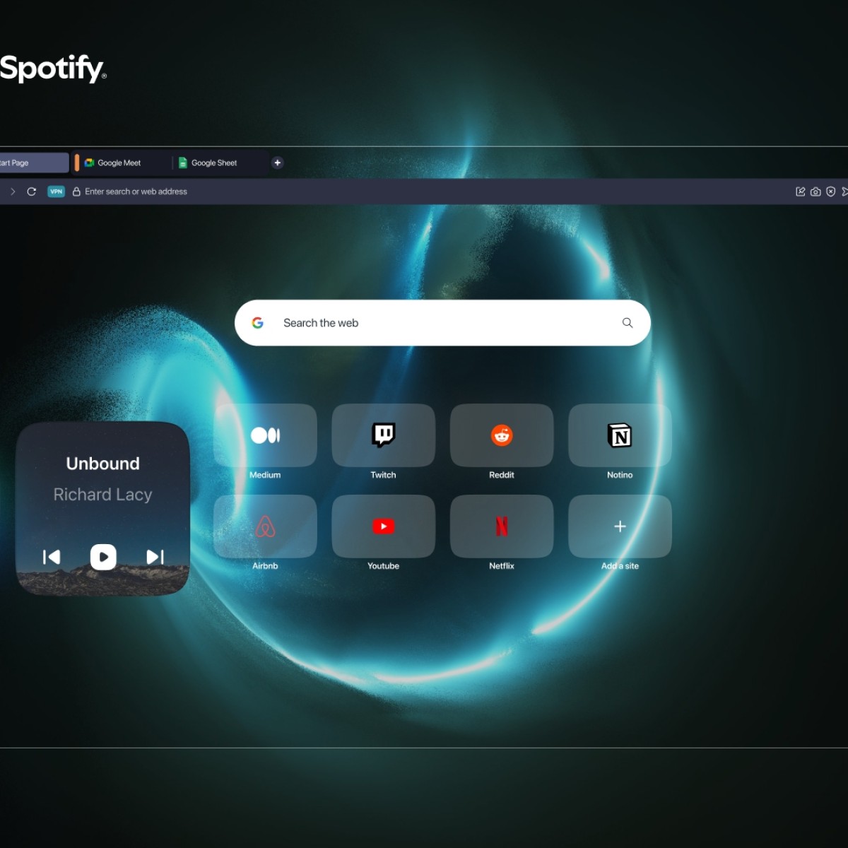 Opera e Spotify lançam tema musical no Opera One com Spotify Premium