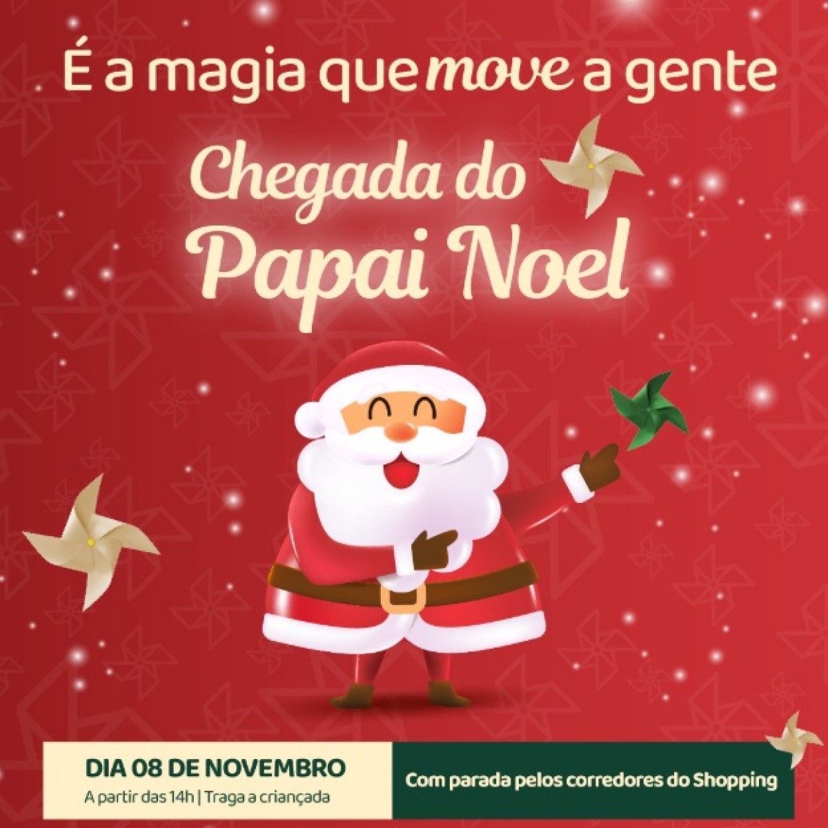 Papai Noel chega ao Shopping Interlagos com Parada das Luzes