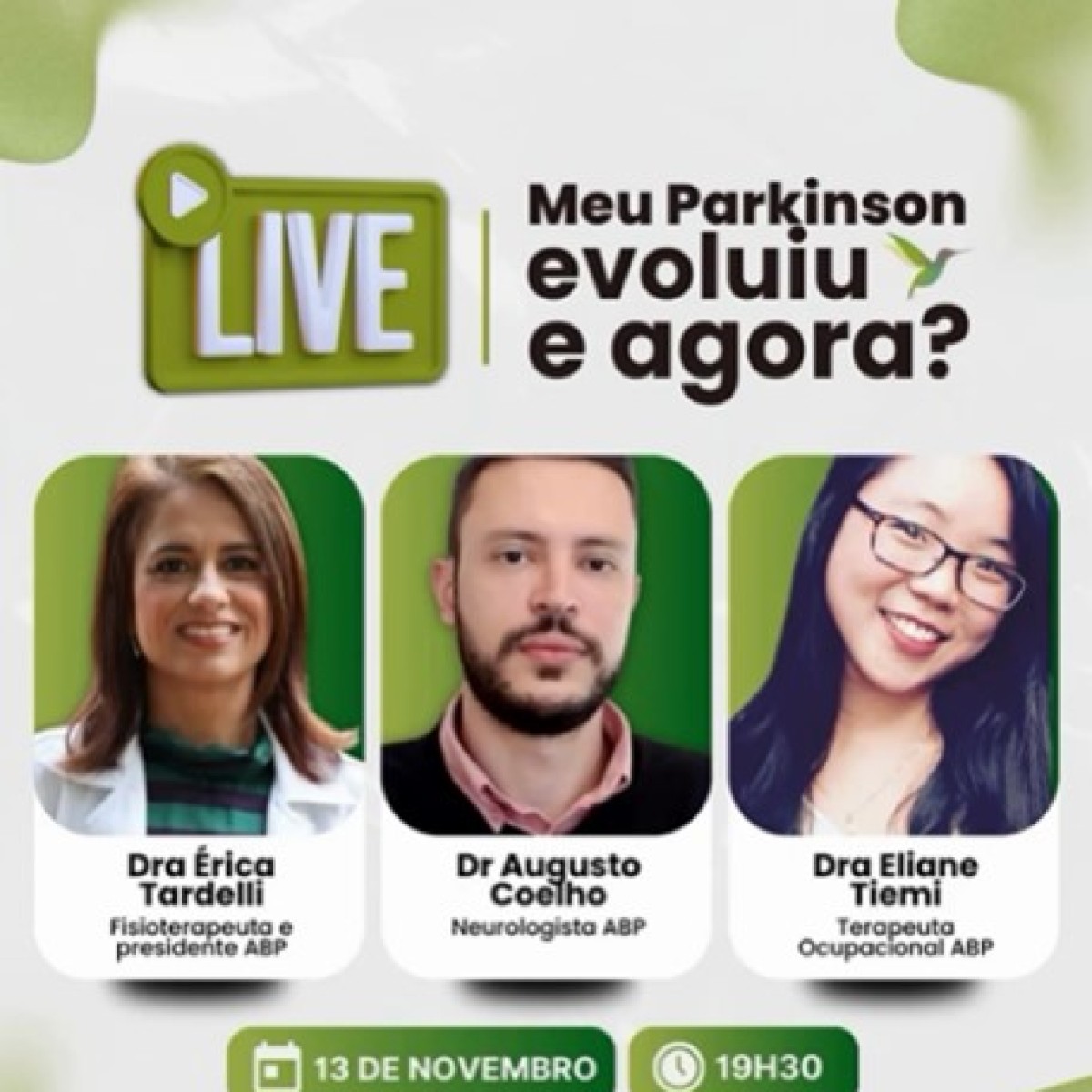 Parkinson: live discute evolução da doença e tratamentos