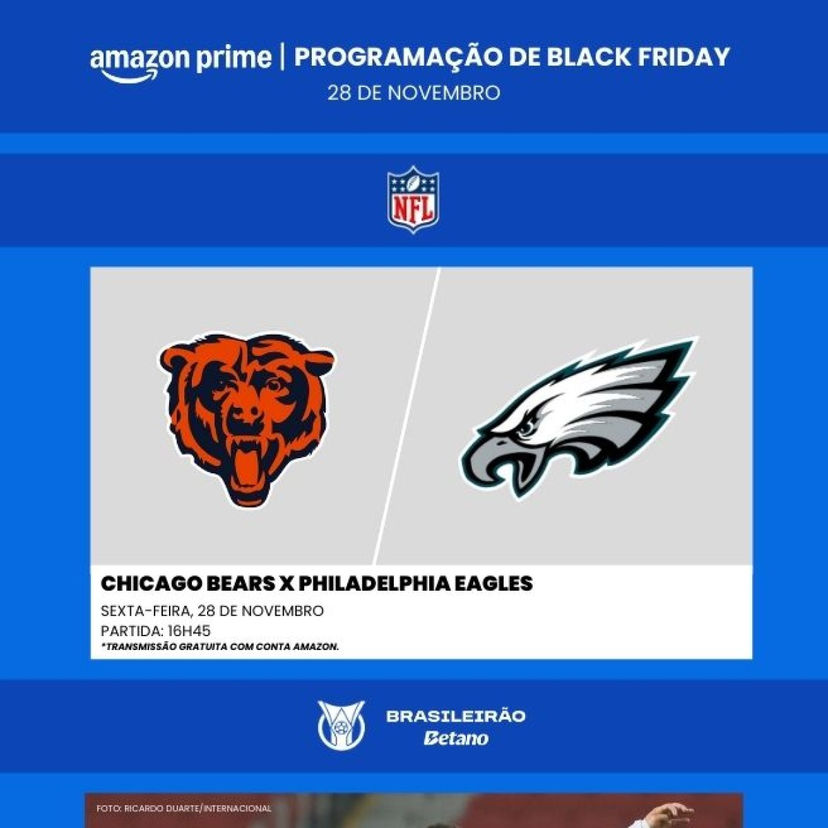Prime Video: 14 horas de esportes na Black Friday