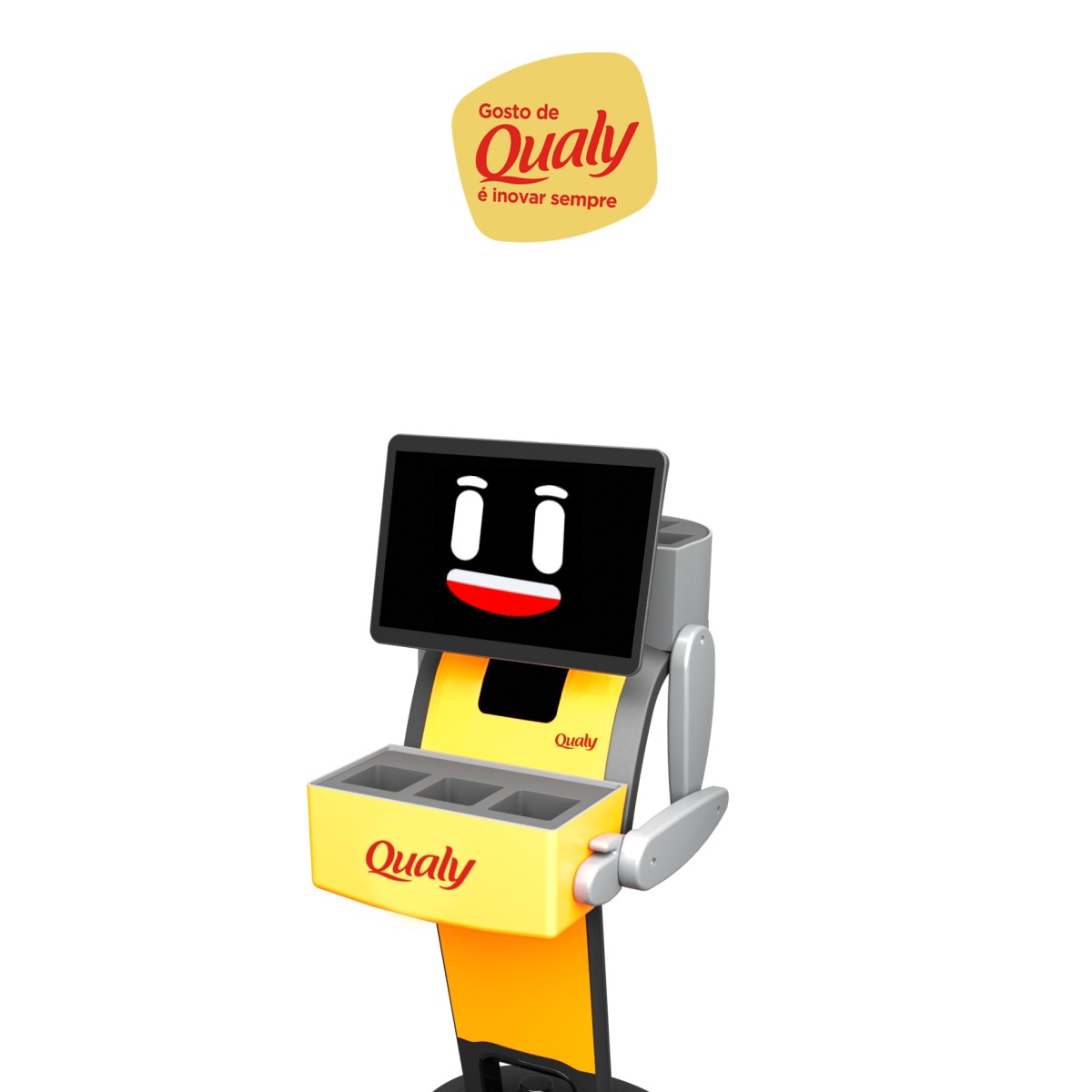 Qualy usa robôs para experiência interativa em pontos de venda