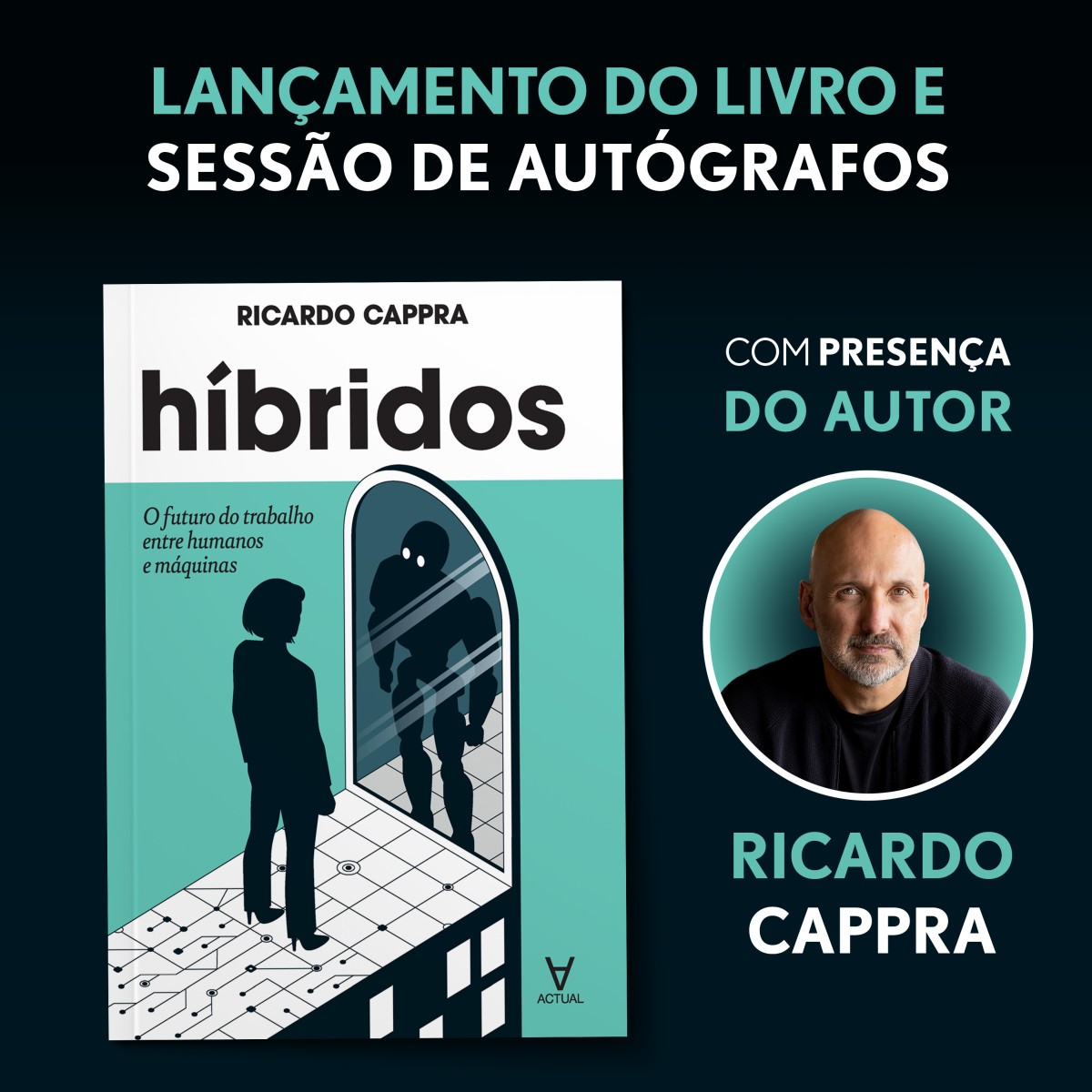 Ricardo Cappra lança livro sobre IA e o futuro do trabalho em SP