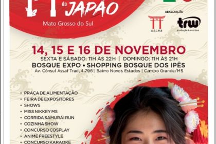 Sakura celebra a culinária japonesa no Festival do Japão MS