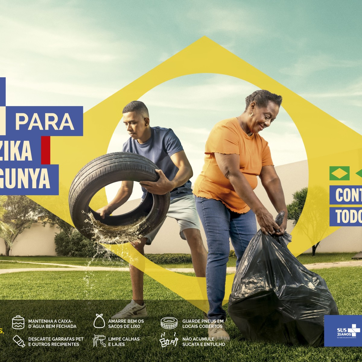 Saúde lança campanha nacional contra arboviroses e Aedes aegypti