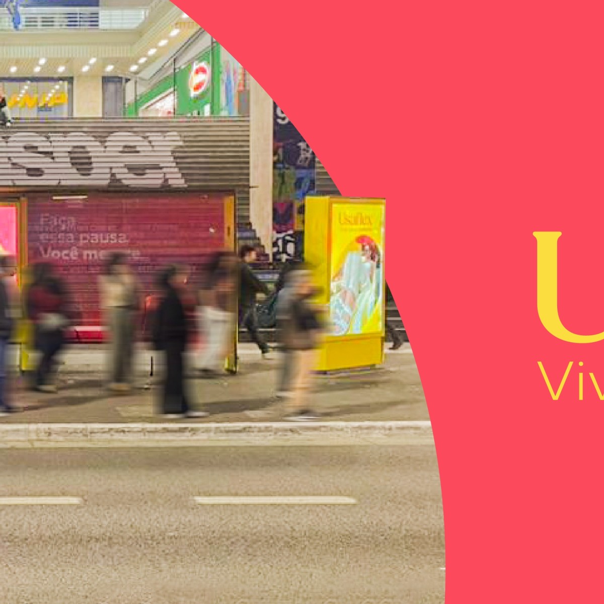 Usaflex promove conforto em ponto de ônibus na Avenida Paulista