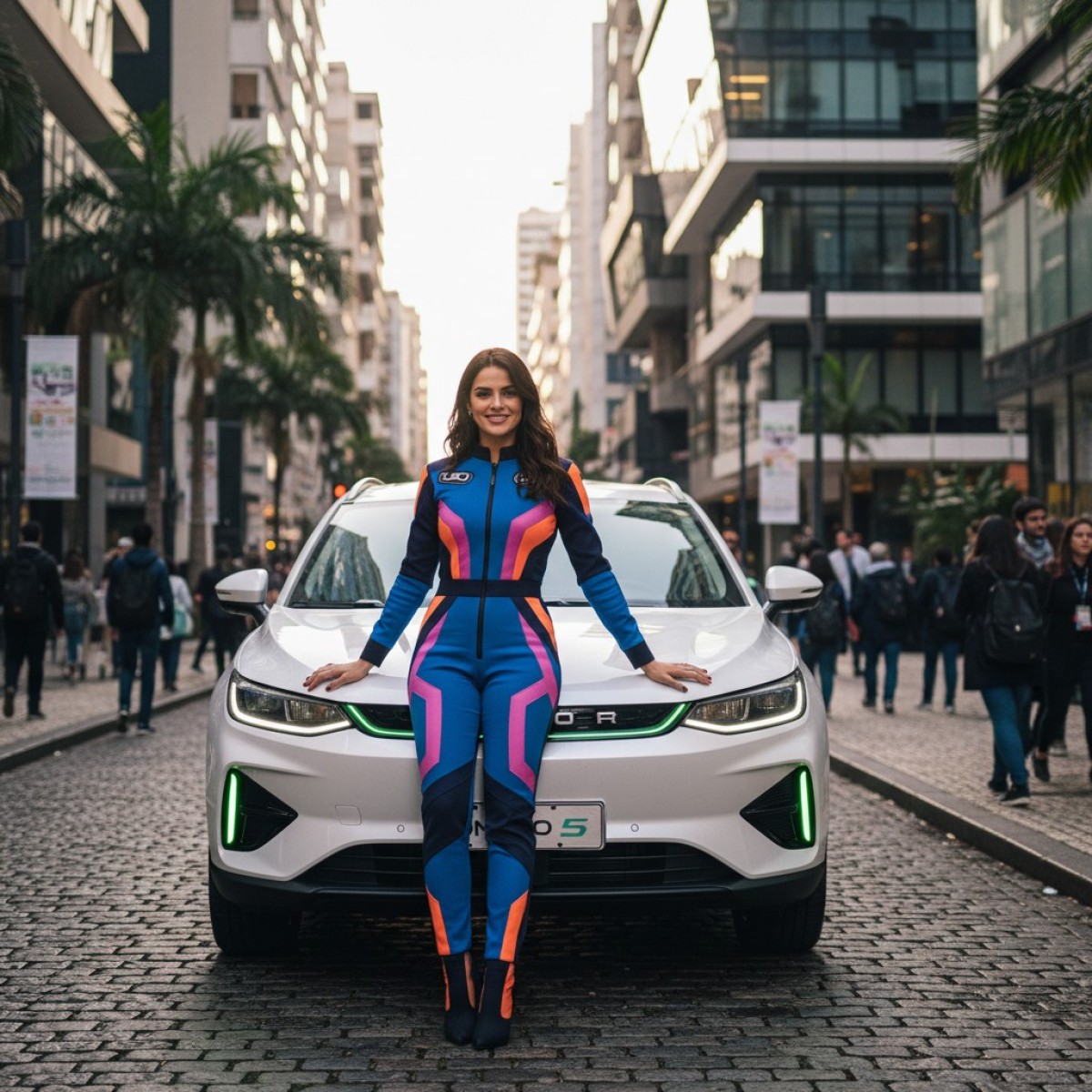 Bruna Marquezine estrela campanha da Omoda para Super-Híbridos