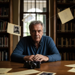 Ayrton Senna, capacete e carro de corrida.