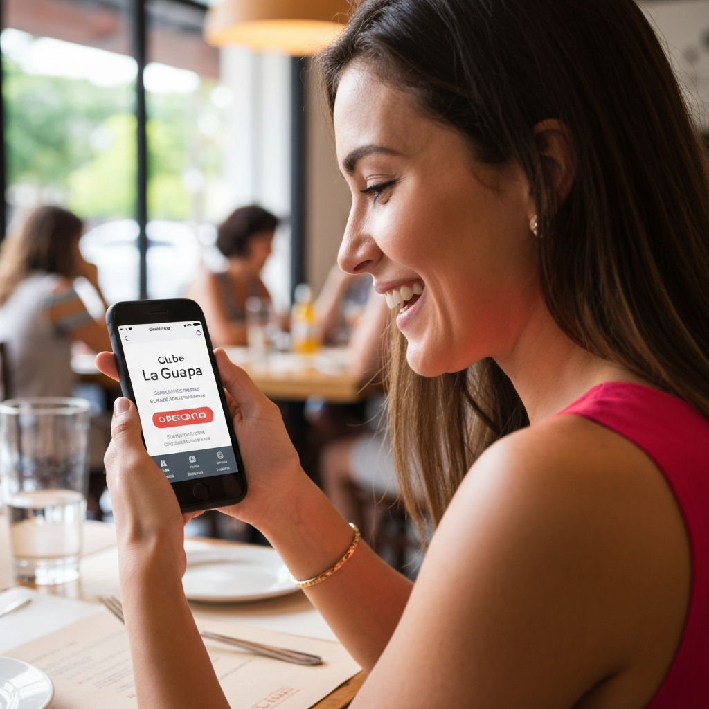 Clube La Guapa: descontos exclusivos em vouchers digitais.