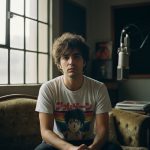 Damiano David, vocalista do Måneskin, em show.