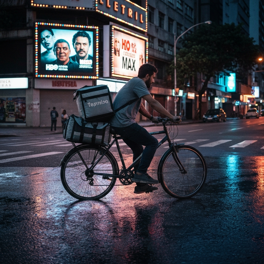 Logo da HBO Max com a frase 'Do Cine pra HBO Max'.