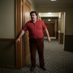 Cena do filme 'O Iluminado' com Jack Nicholson