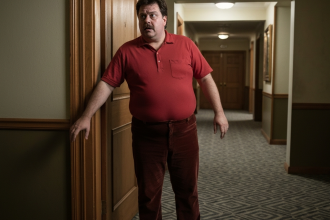 Cena do filme 'O Iluminado' com Jack Nicholson