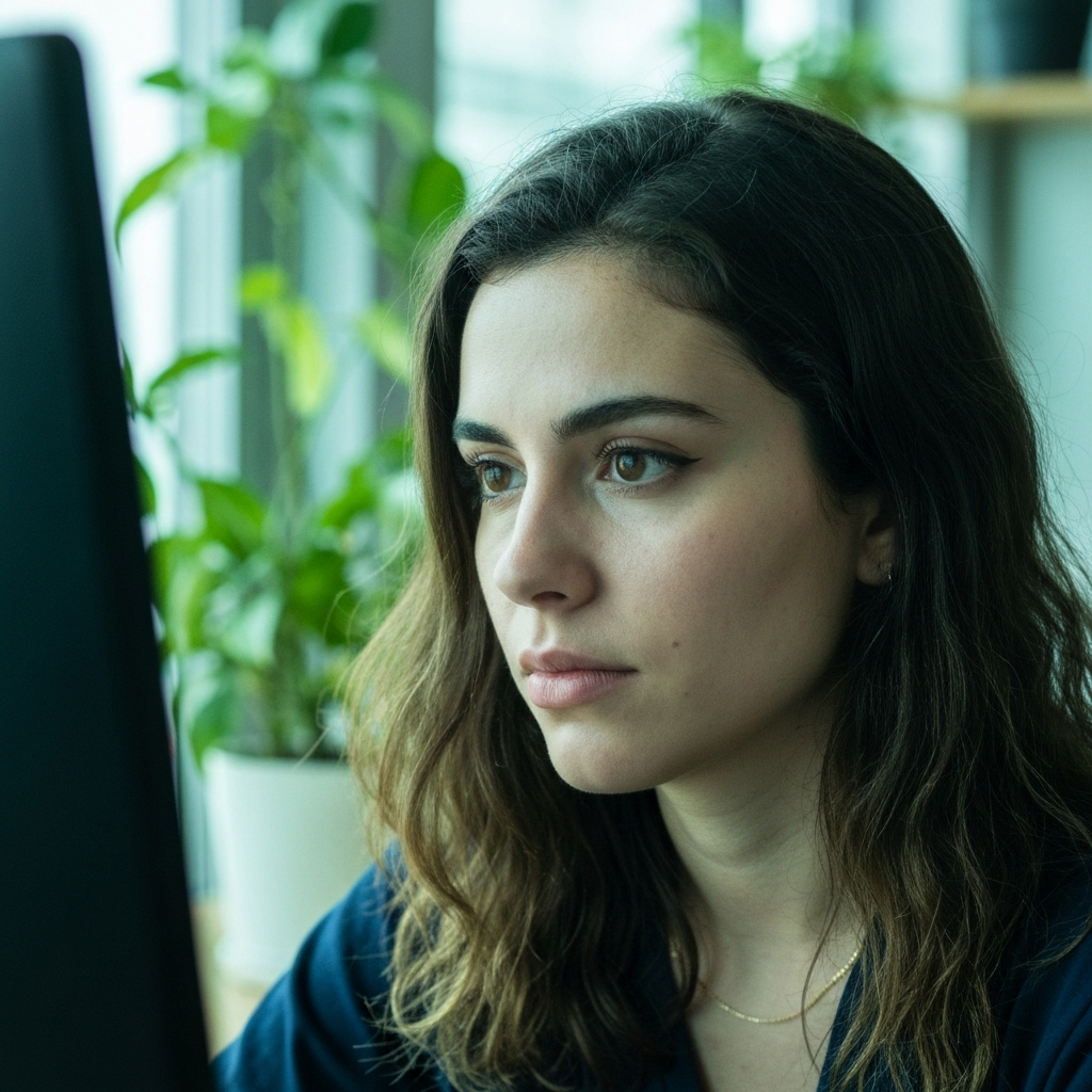 Mulheres programando em computadores