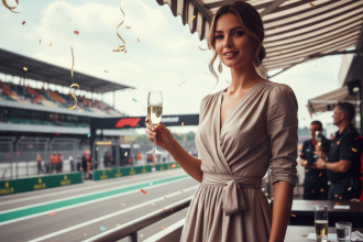 Paddock do GP de São Paulo: luxo e conexões.