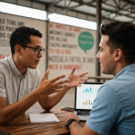 Empreendedores aprendendo em curso de educação empresarial