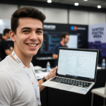 Logo da Fraktal Softwares no Santos Digital Week