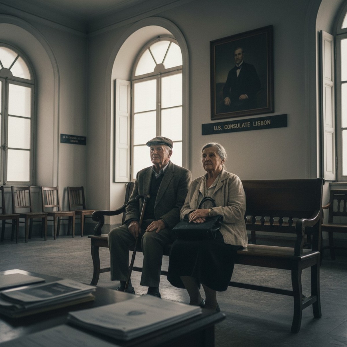 Bandeiras da União Europeia e dos Estados Unidos lado a lado