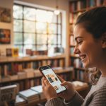 Livros diversos em uma estante, representando a Estante Virtual.