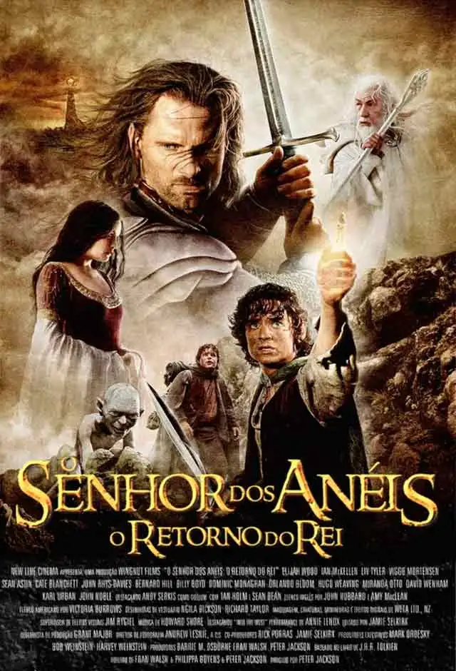 Cartaz do filme O Senhor Dos Anéis – O Retorno Do Rei (25º Aniversário)