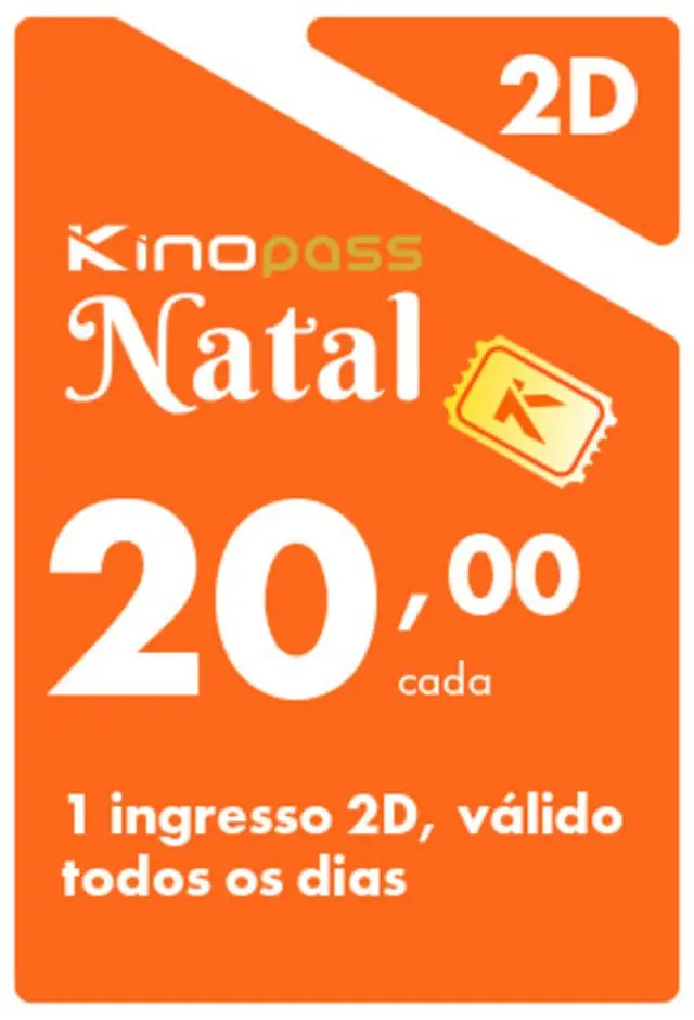 Kinopass Natal 2D – Todos os dias