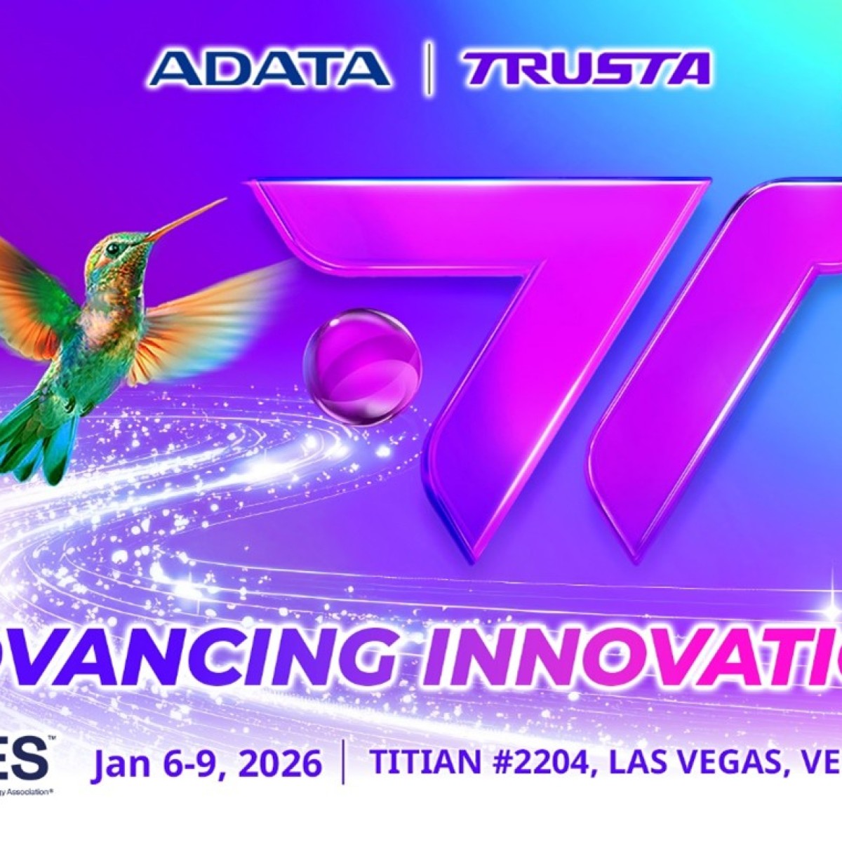 ADATA apresenta inovações em IA e games na CES 2026