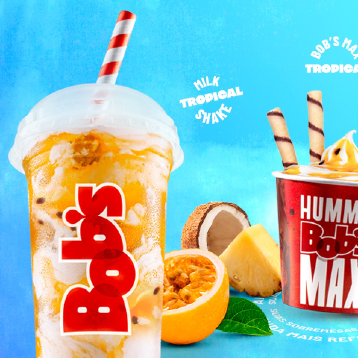 Bob's lança linha de sobremesas tropicais para o verão