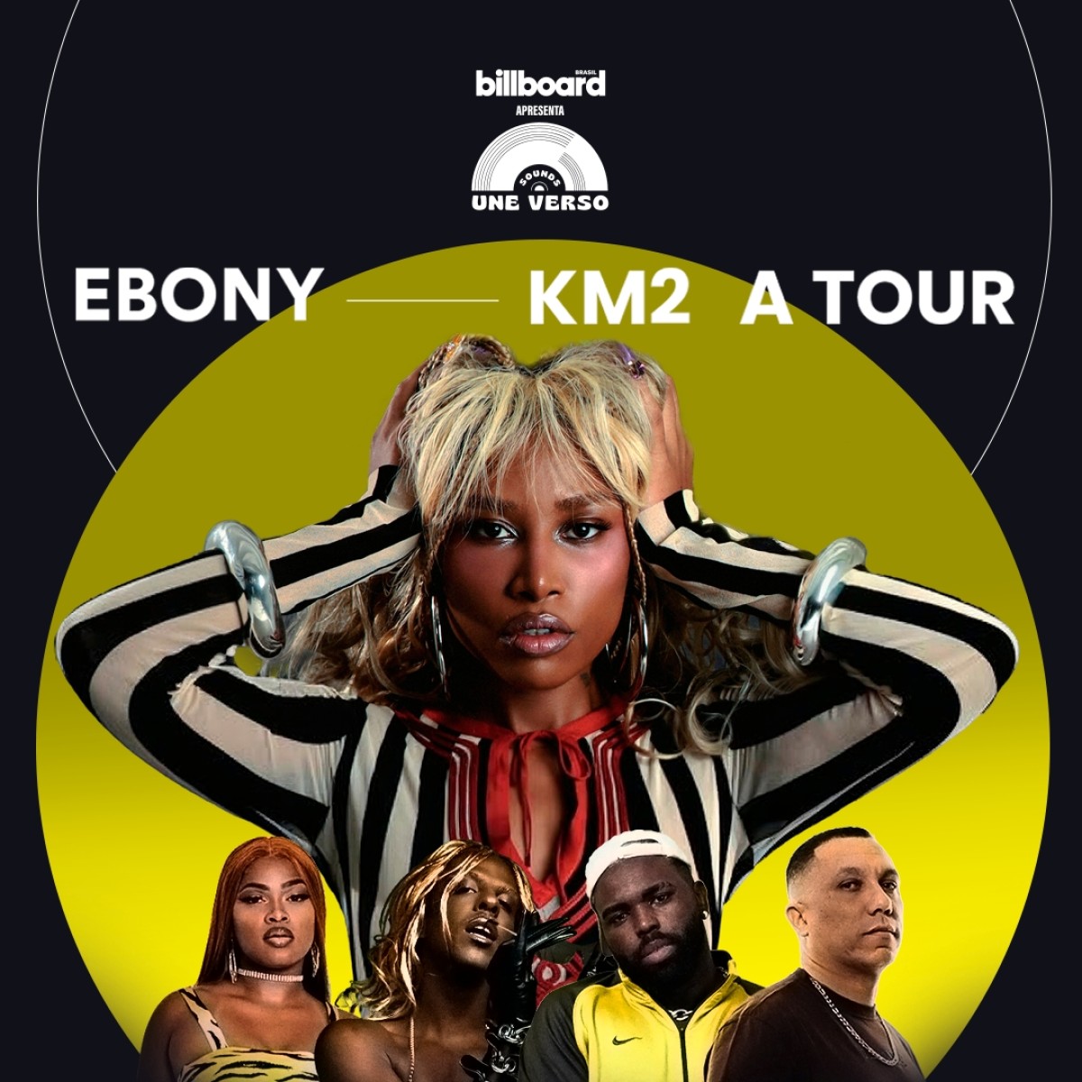 Ebony leva KM2 Tour ao Une Verso Sounds no Viaduto de Madureira