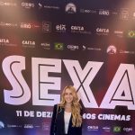 Lais Bianchessi prestigia pré-estreia de filme com Thiago Martins