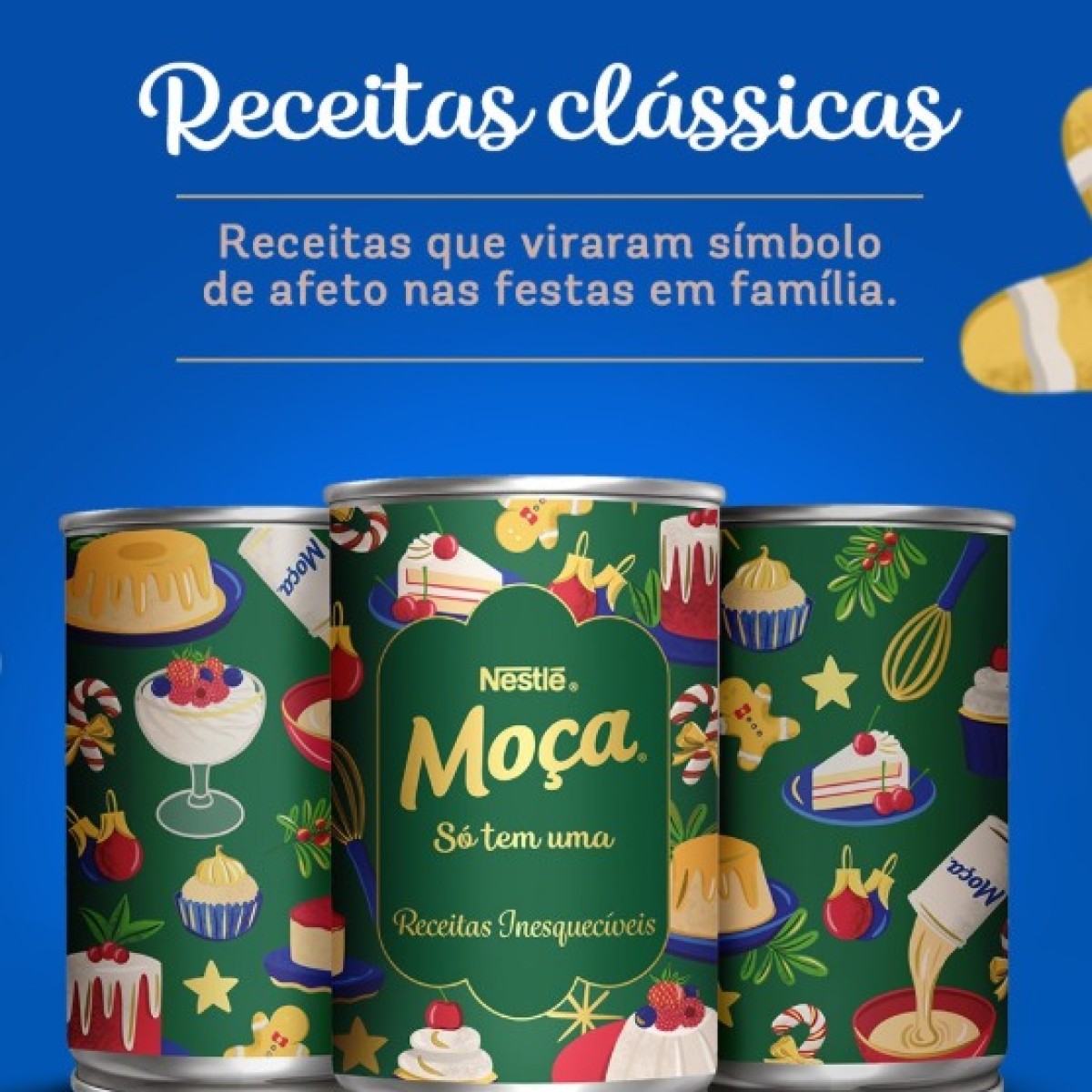 Leite Moça celebra Natal com latas litografadas e receitas