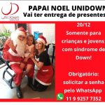Natal especial: Papai Noel visita Instituto UniDown para T21