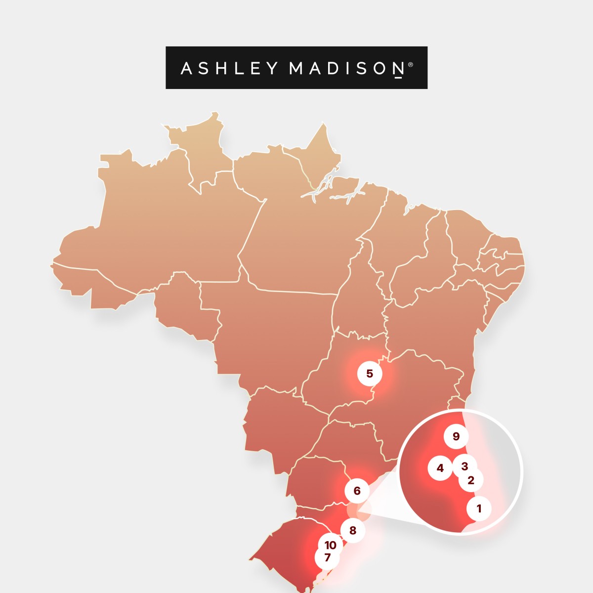 Ranking Ashley Madison: cidades brasileiras da não monogamia no verão