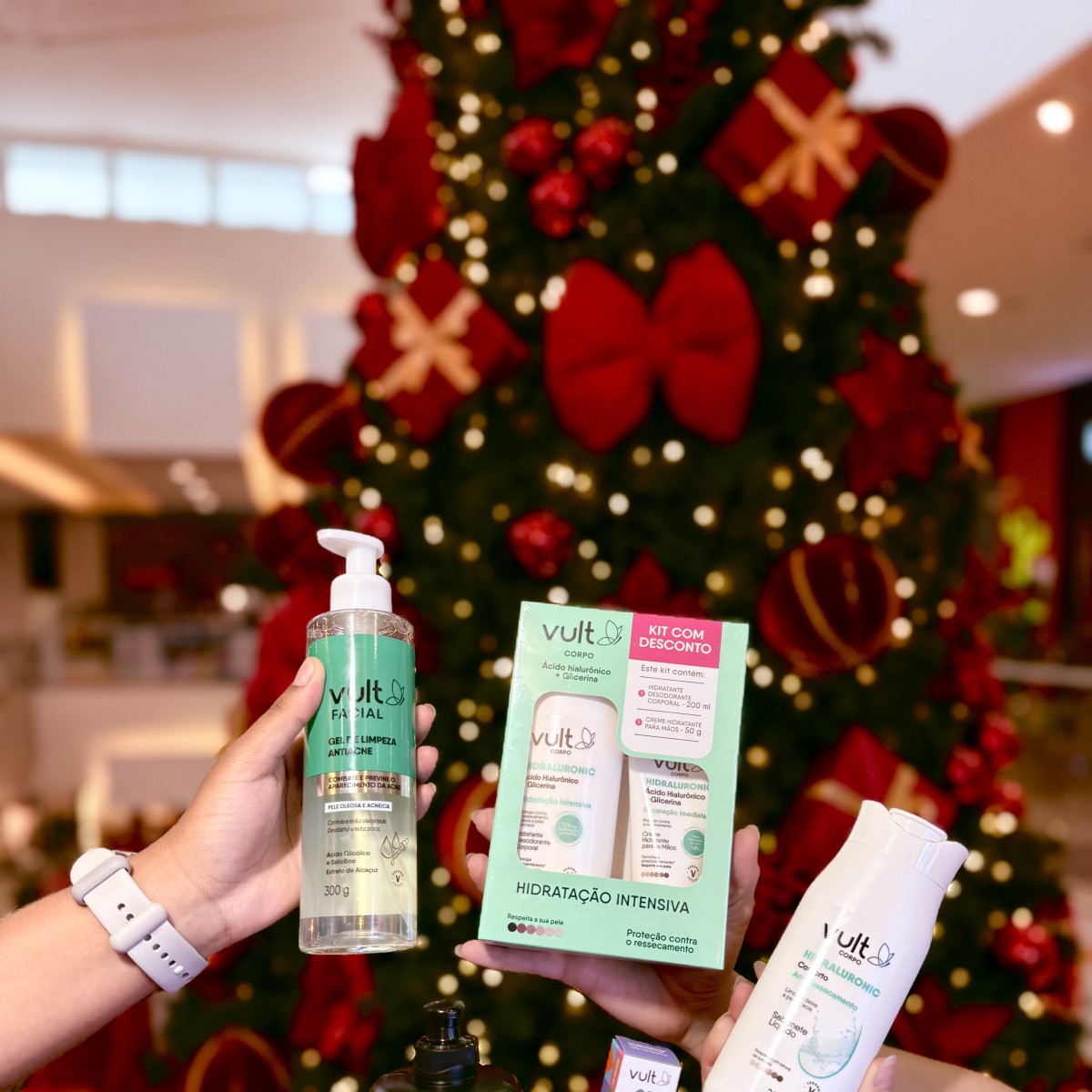 Shopping Nova Iguaçu lança desafio com kits Vult de Natal