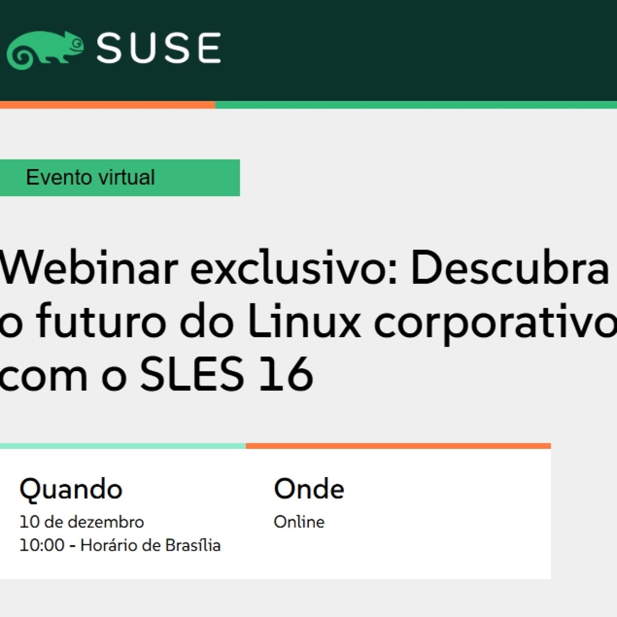 SUSE apresenta SLES 16 com IA em webinar exclusivo