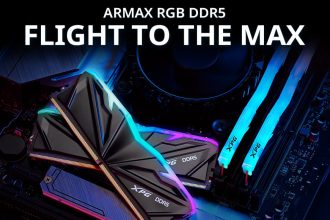 XPG lança memórias ARMAX DDR5 para jogos com design Stealth Fighter