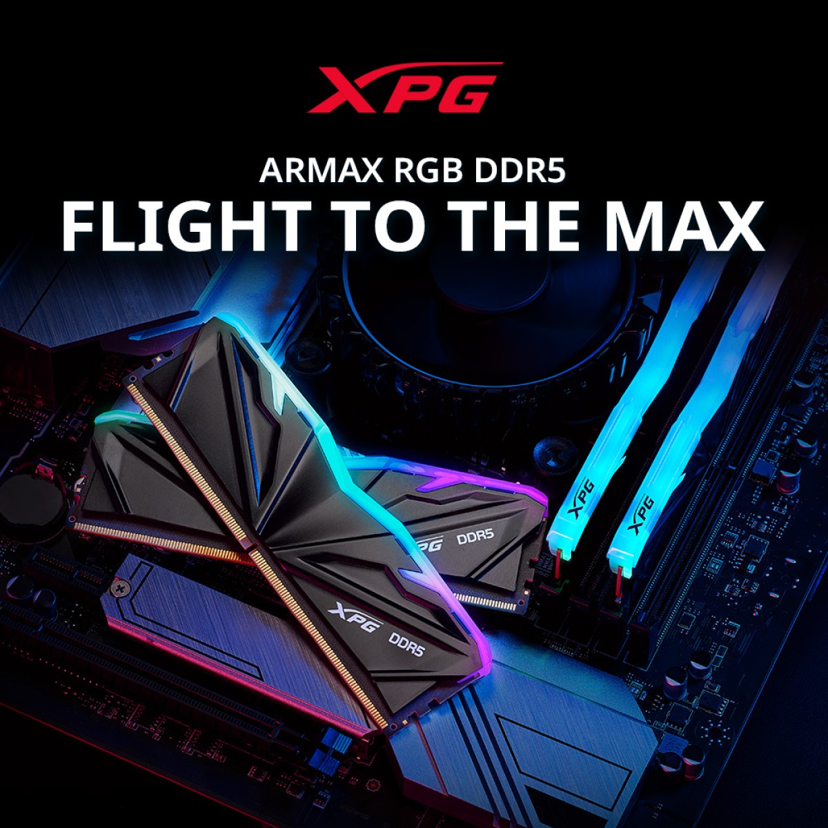 XPG lança memórias ARMAX DDR5 para jogos com design Stealth Fighter