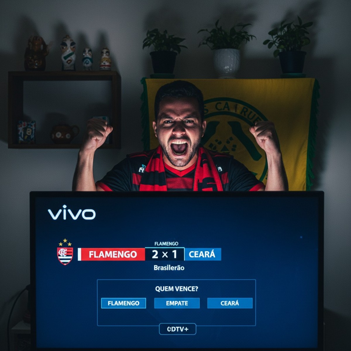 Logo Vivo e Globo juntas transmitindo Brasileirão com DTV+