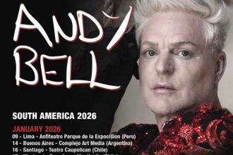 Andy Bell, voz do Erasure, anuncia turnê no Brasil em 2026
