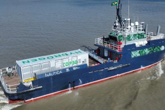 Barco movido a hidrogênio fará tour pelo Brasil após a COP30