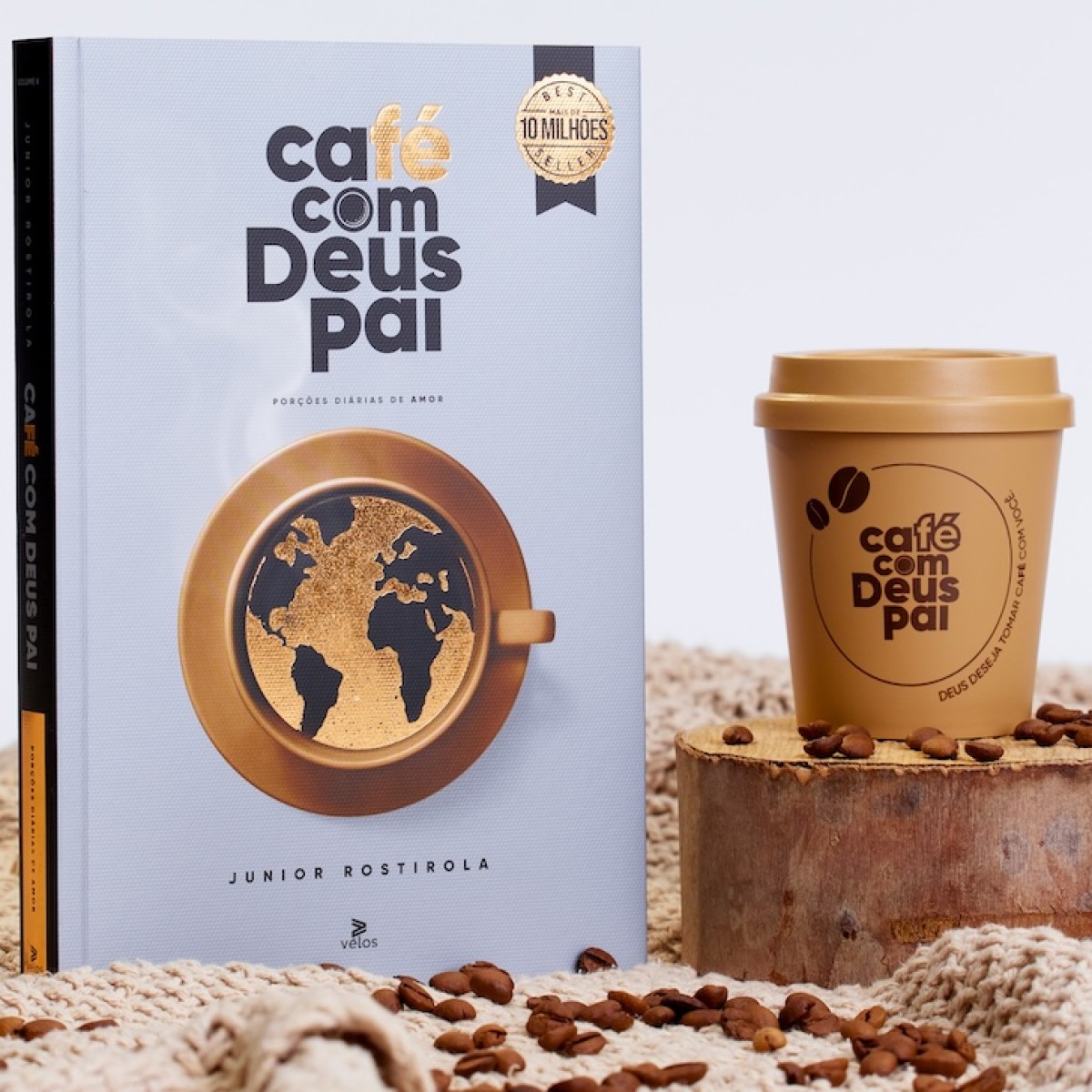 Café com Deus Pai: Livro de Junior Rostirola é sucesso de vendas em 2025