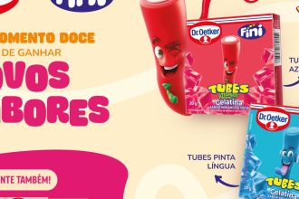 Fini e Dr. Oetker lançam novos sabores de Tubes em collab de sucesso